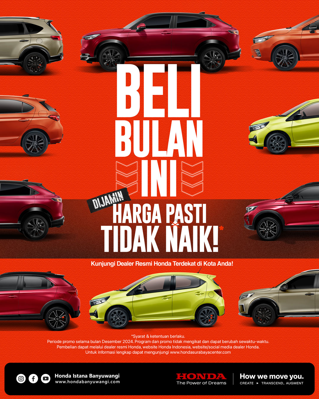 Beli mobil Honda bulan ini