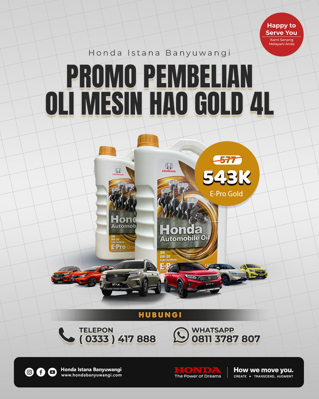 Promo Pembelian HAO Gold 4L